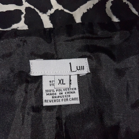 LUII lightweight giraffe print jacket Size XL - Picture 4 of 9